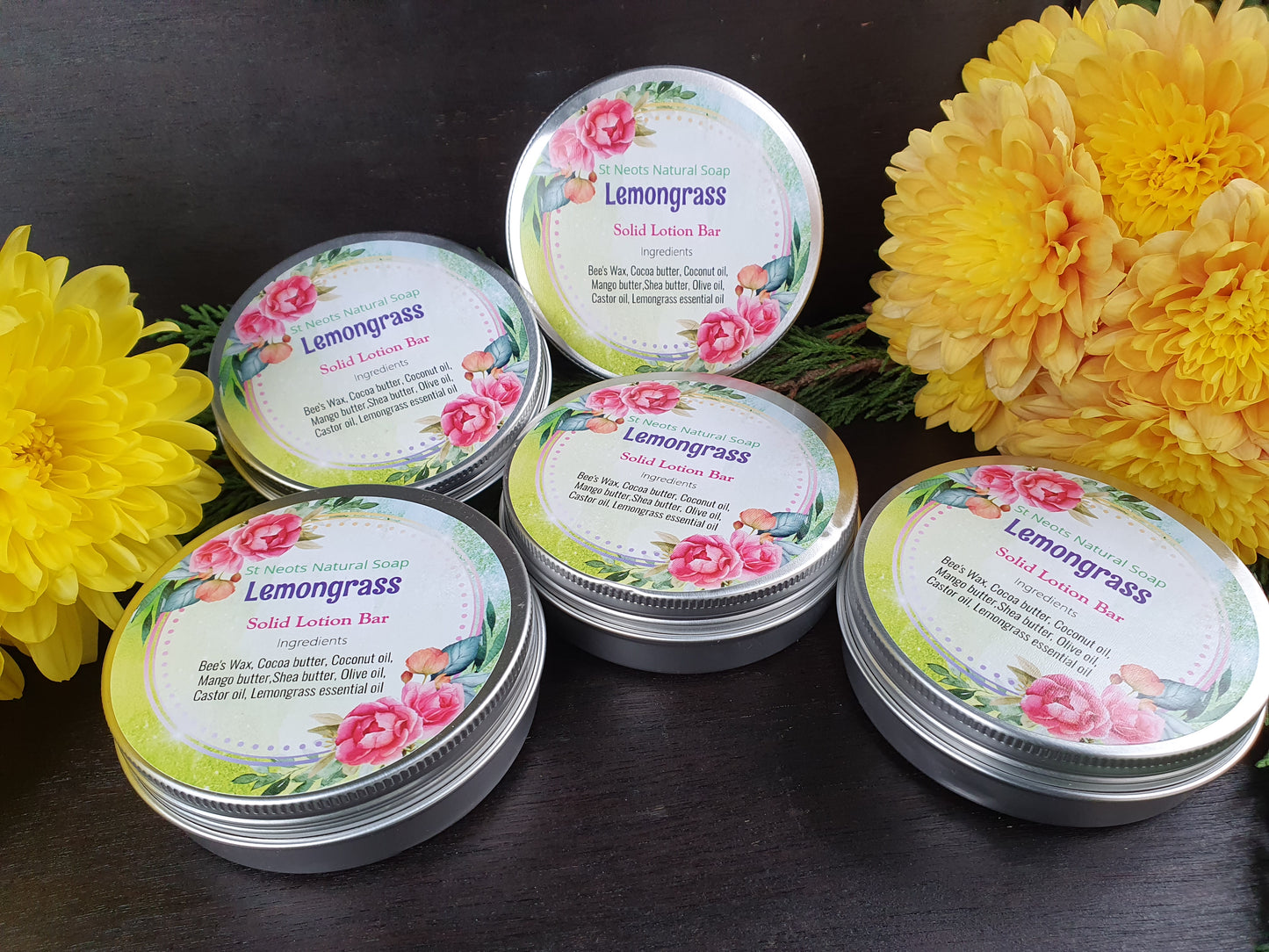 Solid Lemongrass Lotion Bar