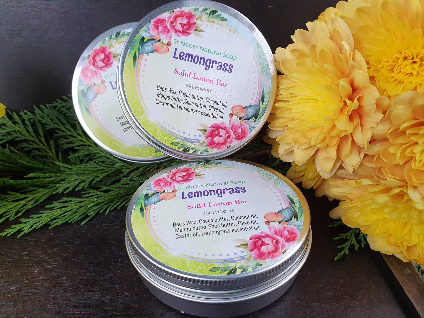 Solid Lemongrass Lotion Bar