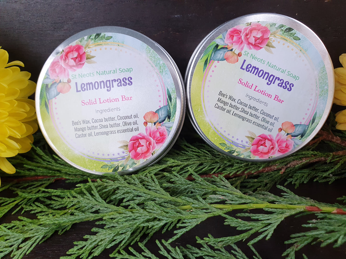 Solid Lemongrass Lotion Bar