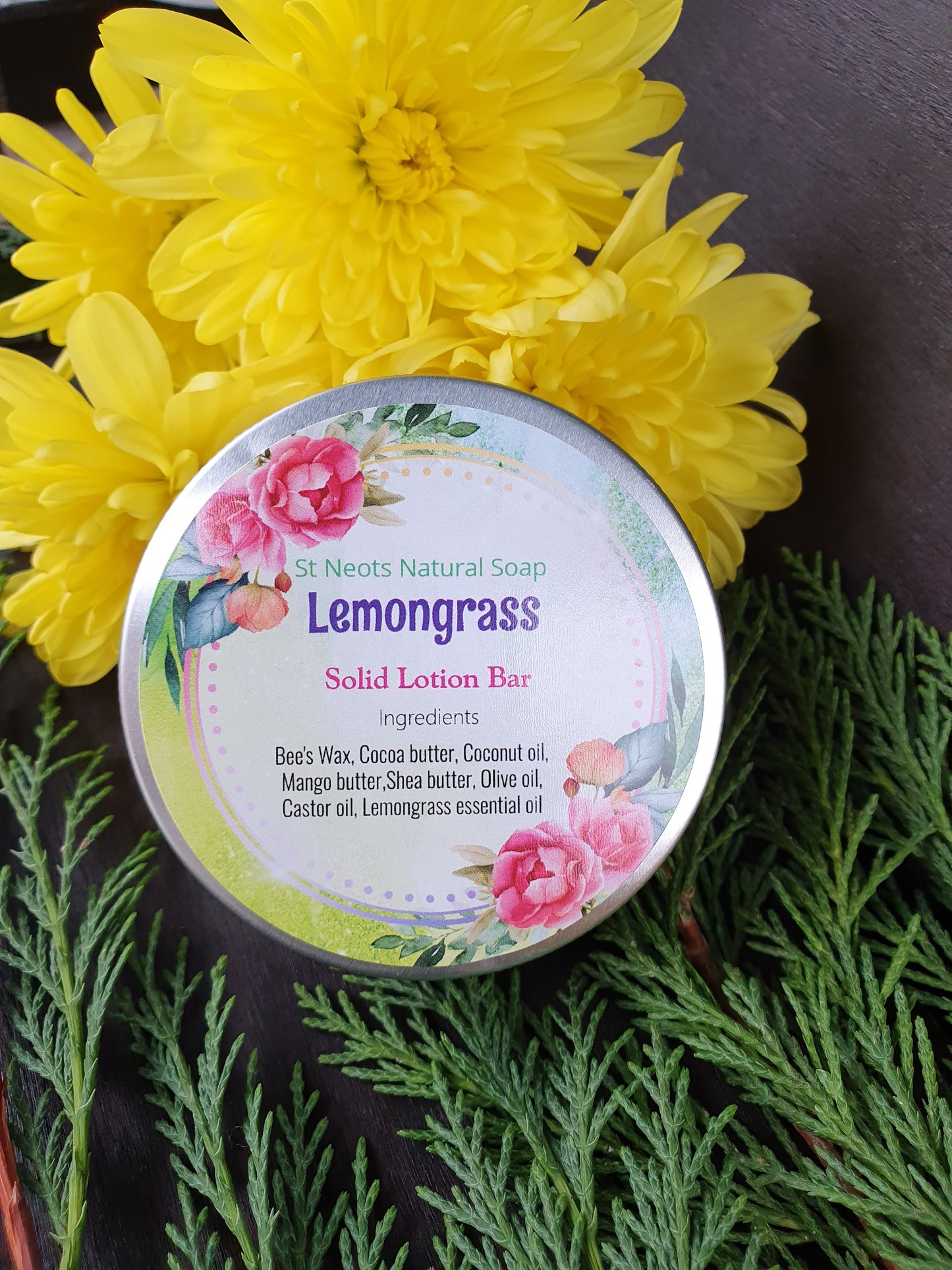 Solid Lemongrass Lotion Bar