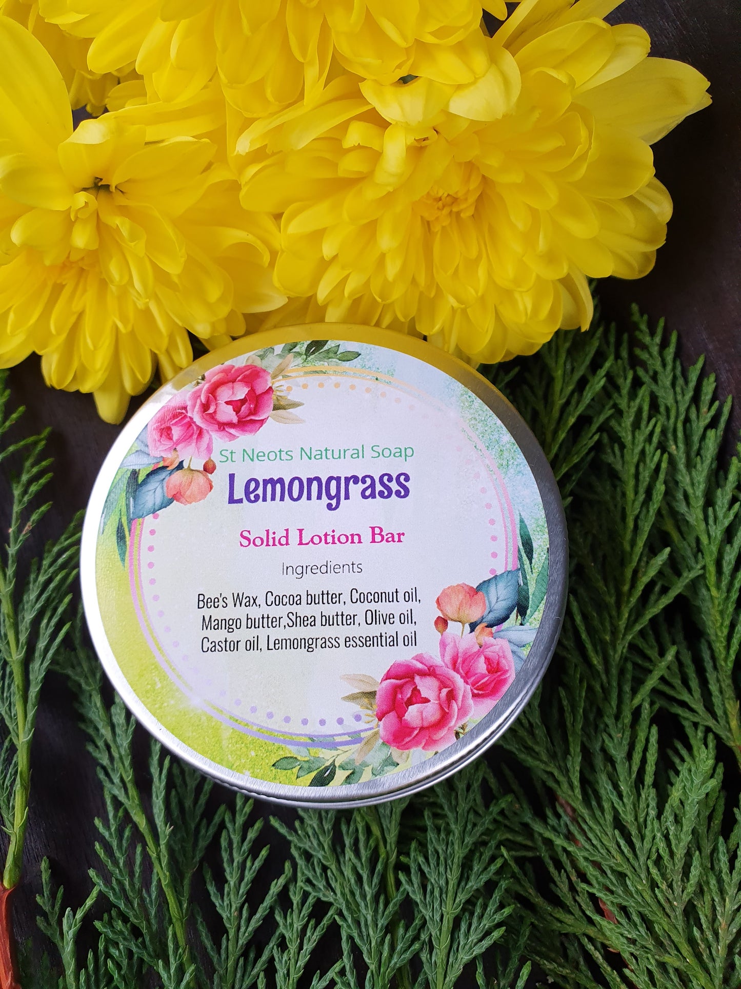 Solid Lemongrass Lotion Bar