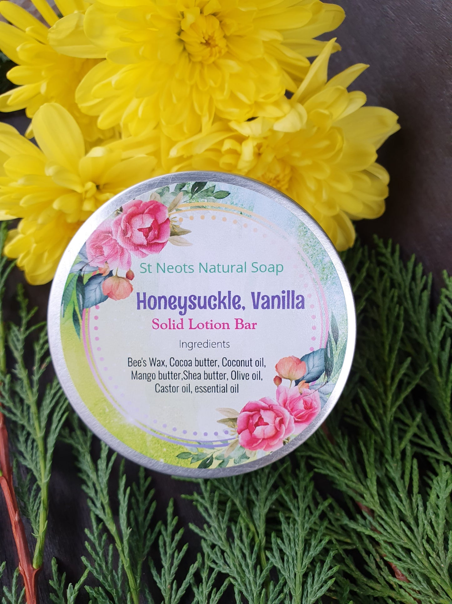 Honeysuckle & Vanilla Solid Lotion Bar