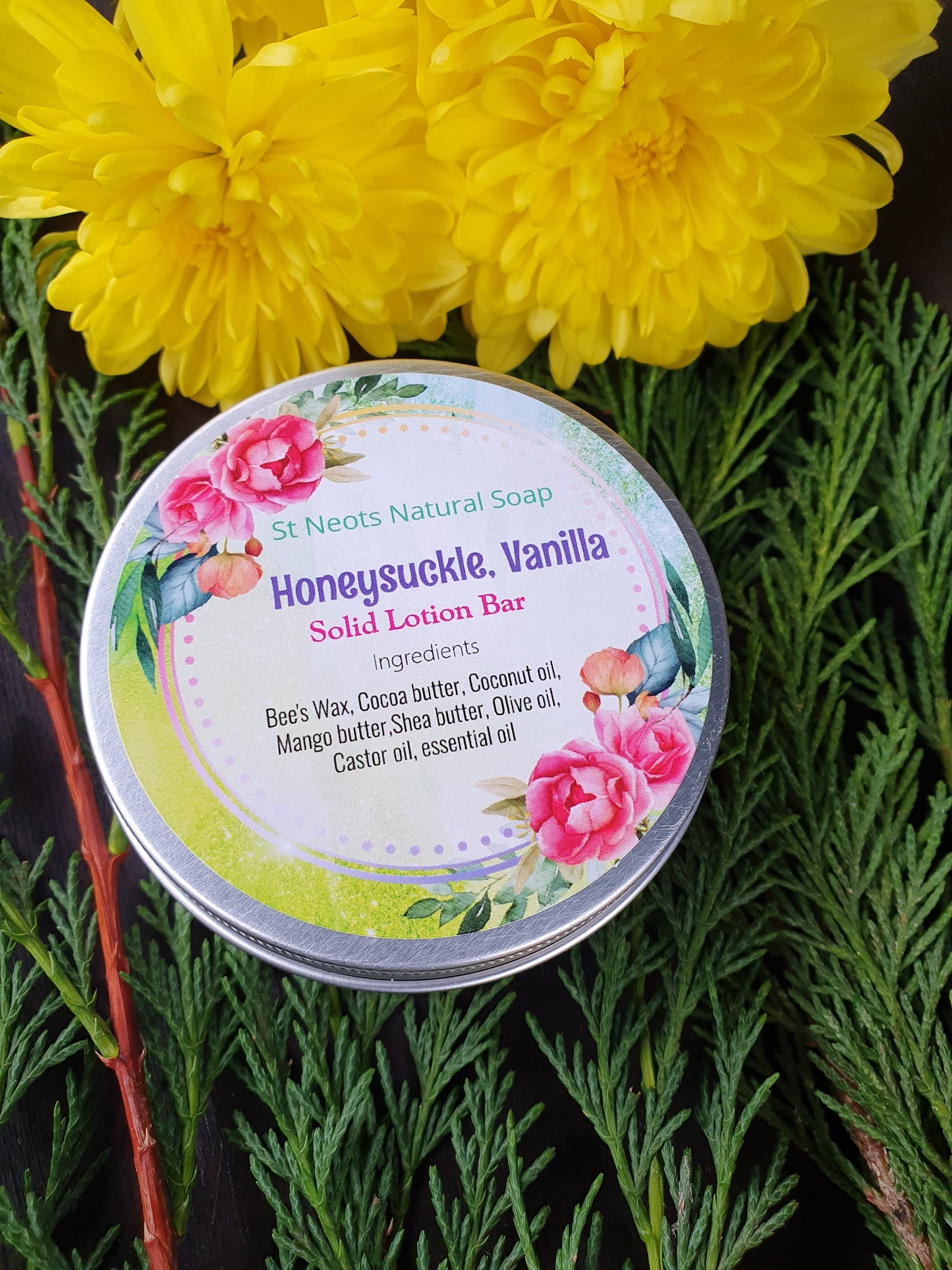 Honeysuckle & Vanilla Solid Lotion Bar