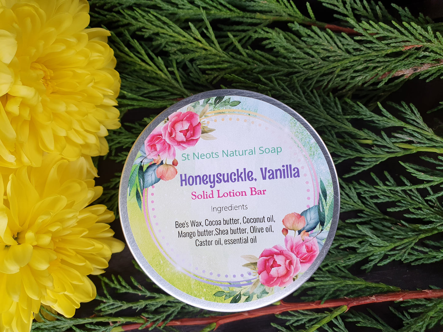 Honeysuckle & Vanilla Solid Lotion Bar