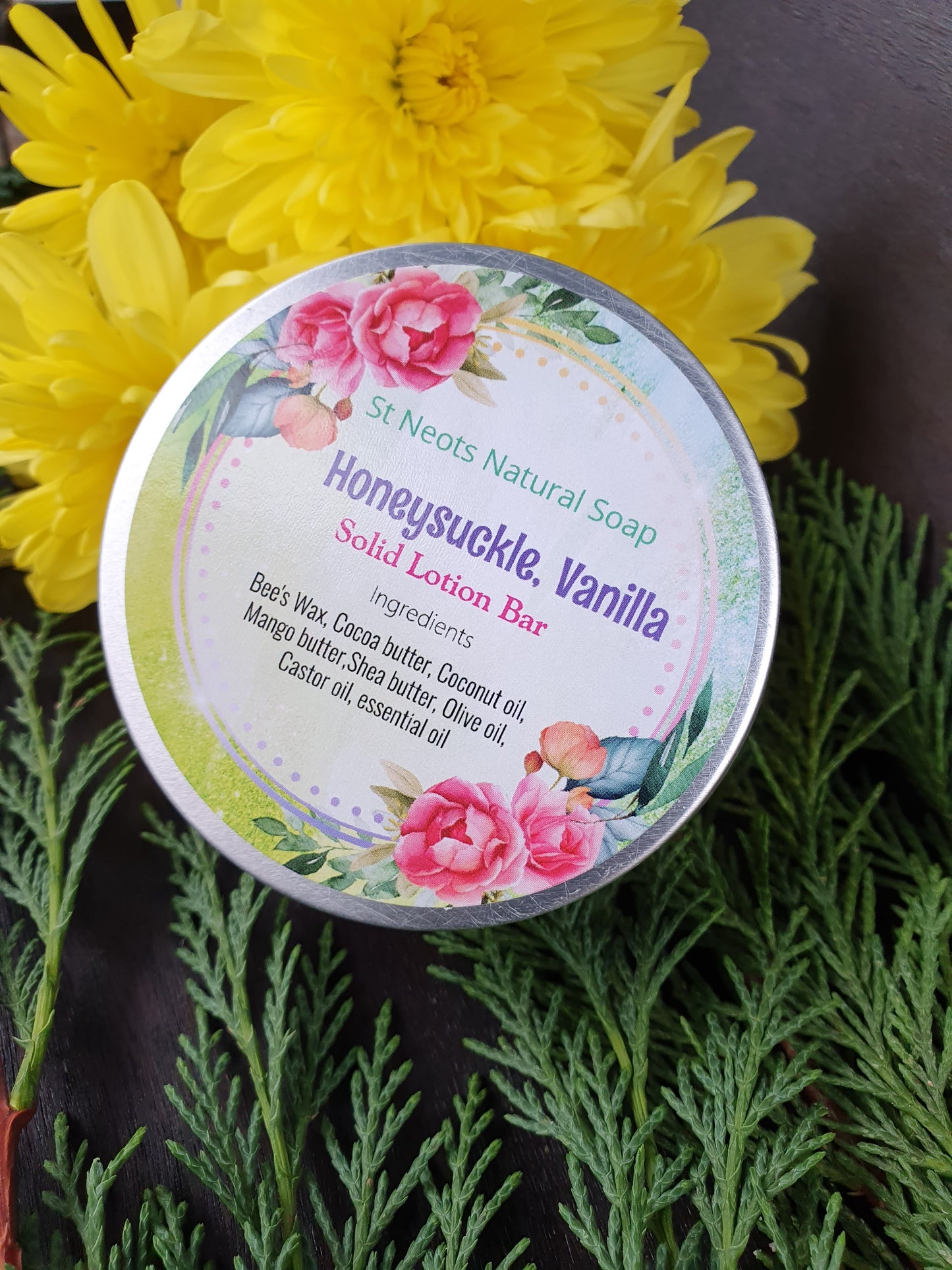 Honeysuckle & Vanilla Solid Lotion Bar